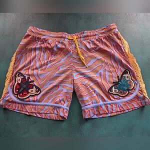 Mesh Sport Shorts Custom Tiger Moth Lace